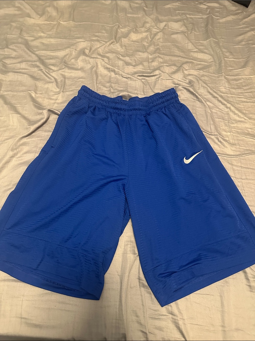 Nike Men’s Royal Blue Athletic Shorts with White Swoosh